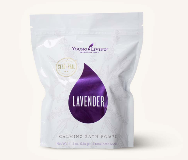 Lavender Calming Bath Bombs by Young Living 4Pk.