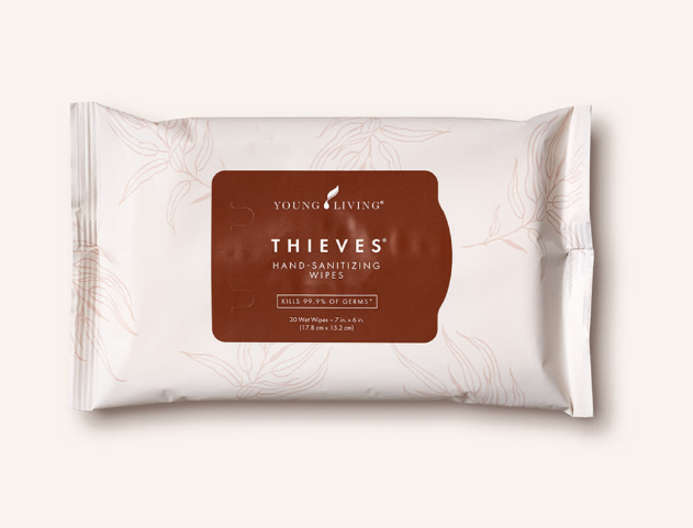 Thieves Hand-Sanitizing Wipes by Young Living 30 ct.