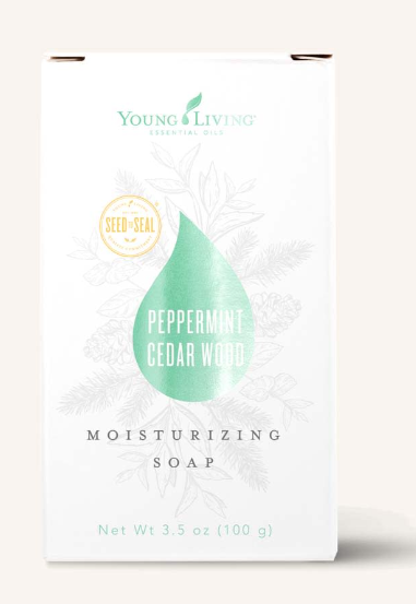 Peppermint Cedarwood Bar Soap by Young Living 3.5 oz.